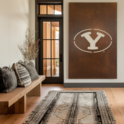 The Oval Y - Wall Art - Portrait Umber