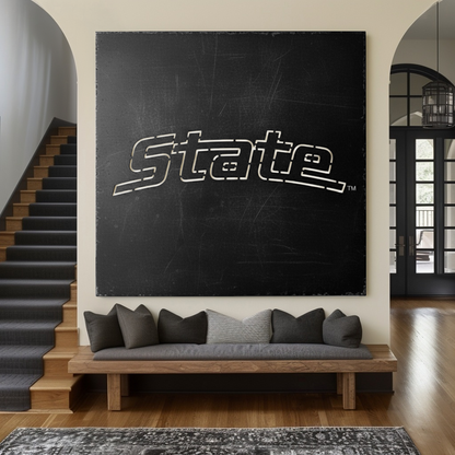 The Michigan State - Metal Wall Art - Square Forge