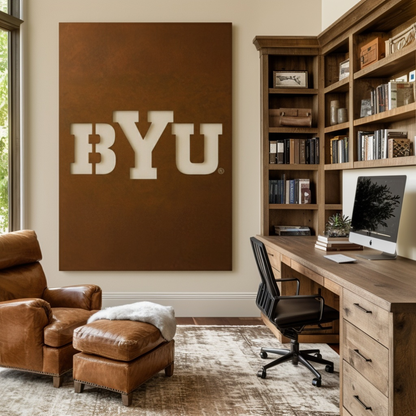 The BYU - Wall Art - Portrait Umber
