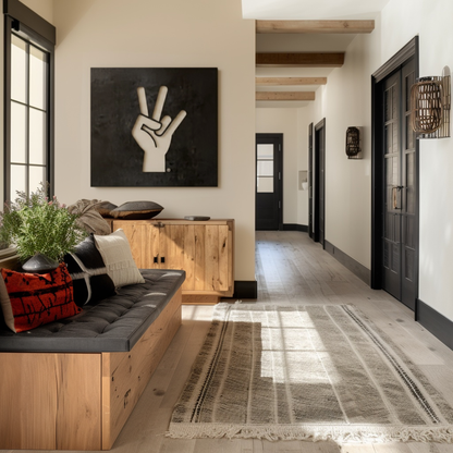 The Hand Fork - Metal Wall Art - Square Forge