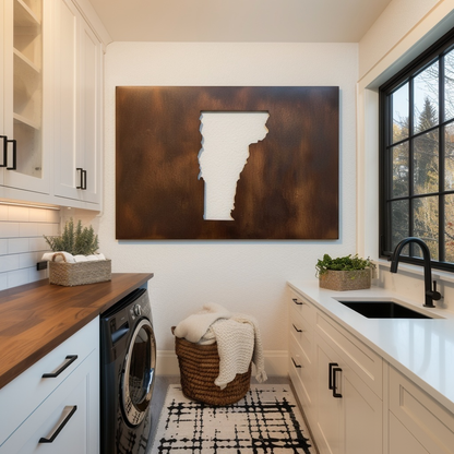The Vermont - Metal Wall Art