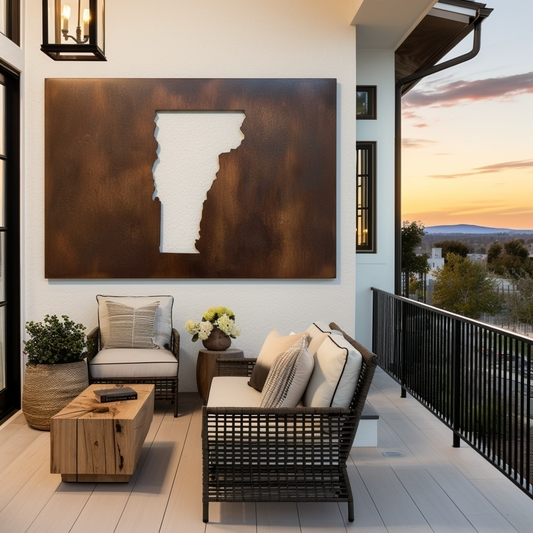 The Vermont - Metal Wall Art