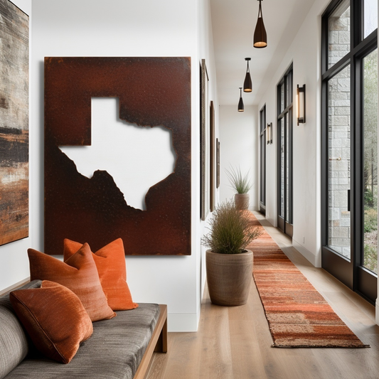 The Texas - Metal Wall Art