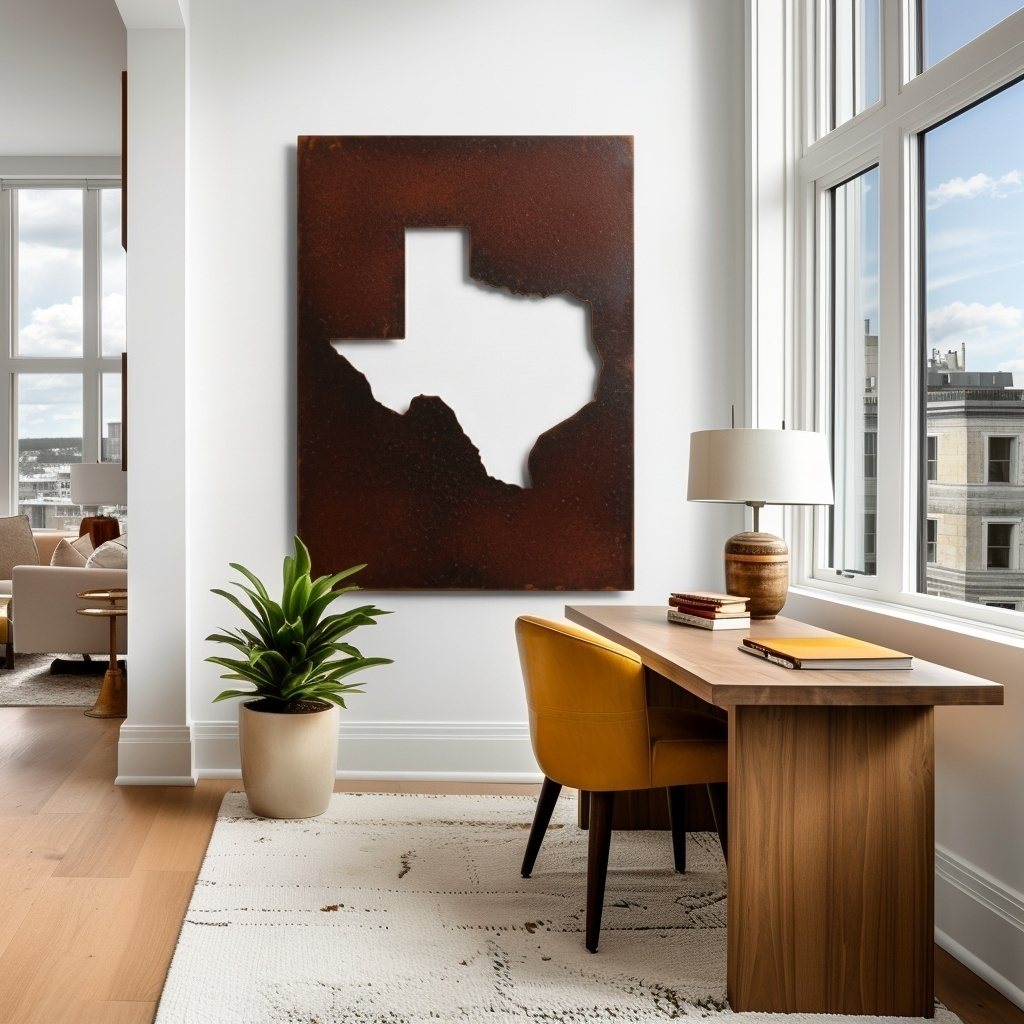 The Texas - Metal Wall Art