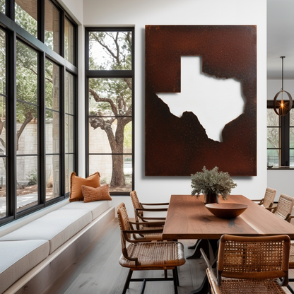 The Texas - Metal Wall Art