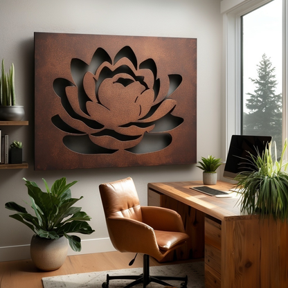 The Alabama Camellia - Metal Wall Art