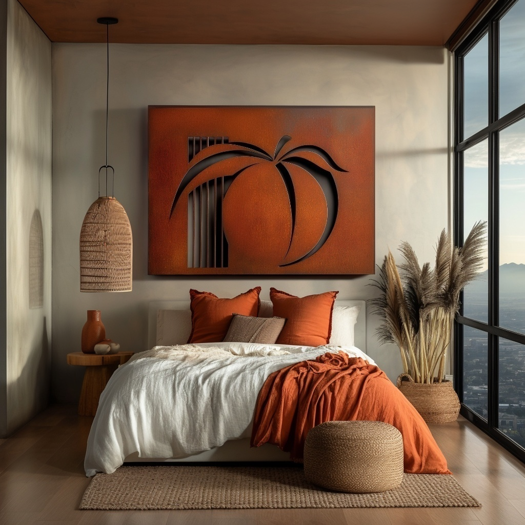 The Georgia Peach - Metal Wall Art