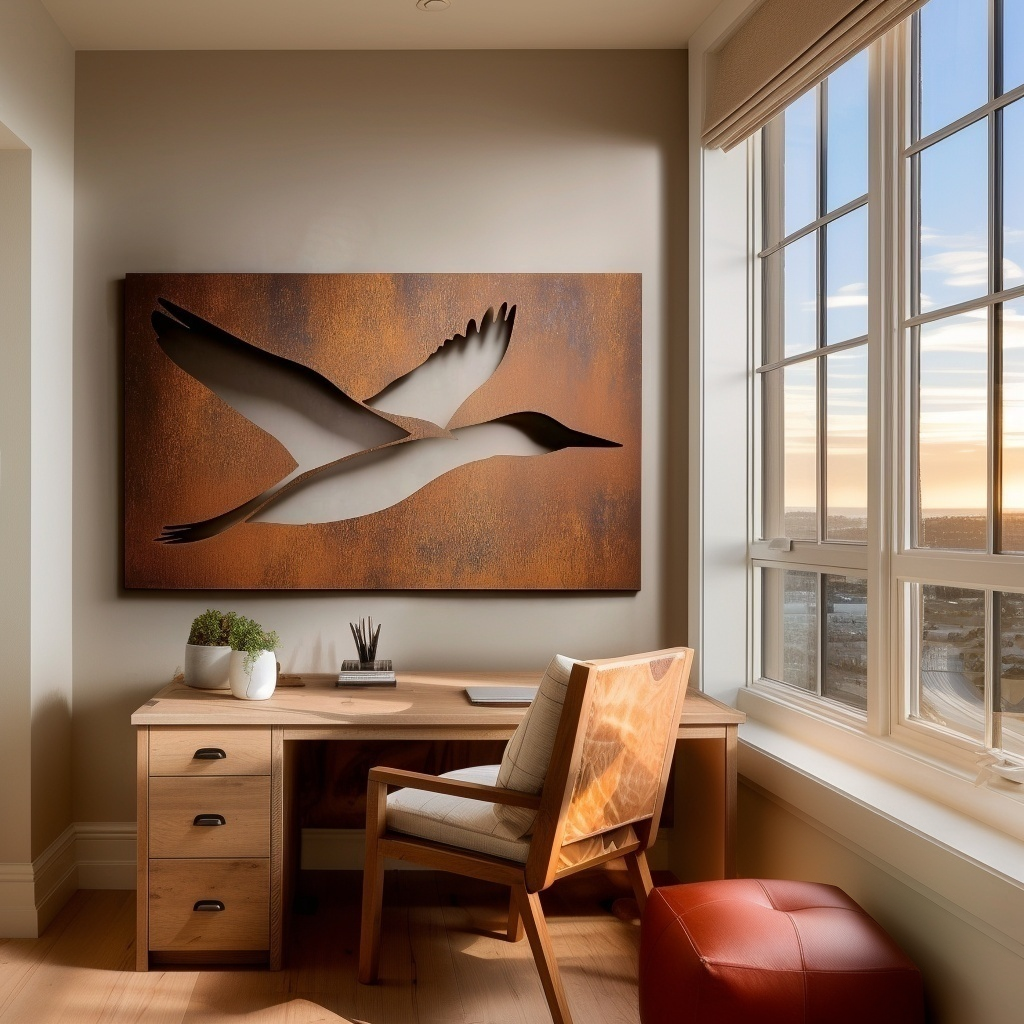 The Minnesota Common Loon - Metal Wall Art