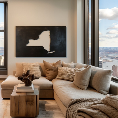 The New York - Metal Wall Art