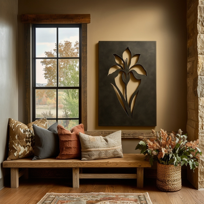 The Tennessee Iris - Metal Wall Art