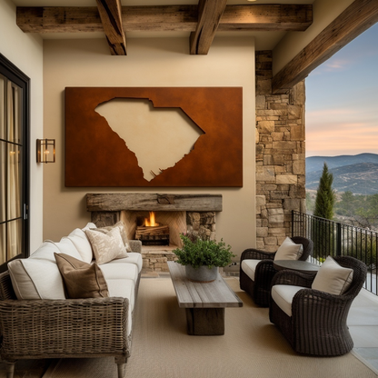 The South Carolina - Metal Wall Art