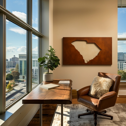 The South Carolina - Metal Wall Art