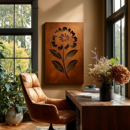 The West Virginia Rhododendron - Metal Wall Art