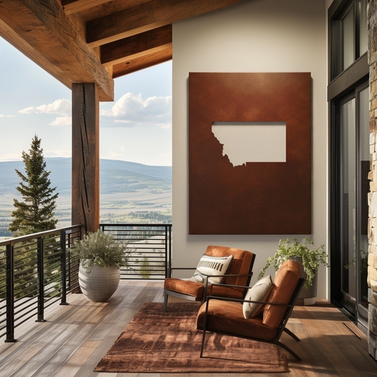 The Montana - Metal Wall Art