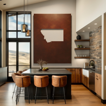 The Montana - Metal Wall Art