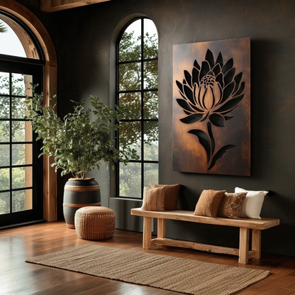 The Montana Bitterroot - Metal Wall Art