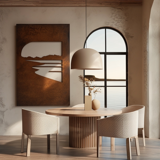 The Radial View - Metal Wall Art