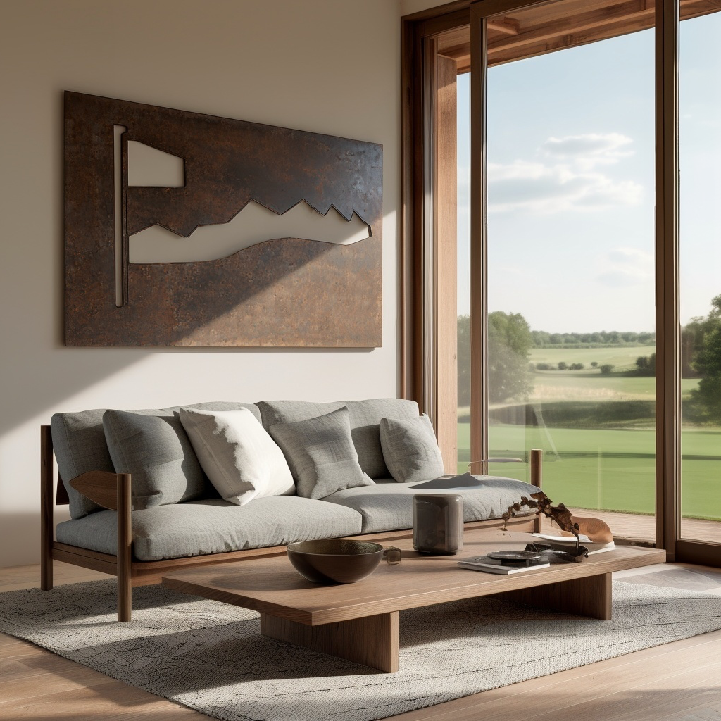 The Mountain Green - Metal Wall Art