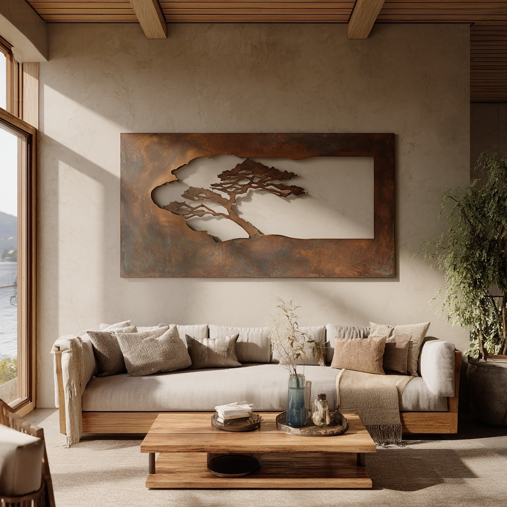 The Acacia - Metal Wall Art