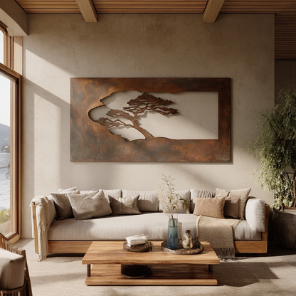 The Acacia - Metal Wall Art