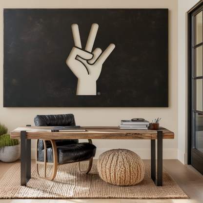 The Hand Fork- Metal Wall Art - Landscape Forge