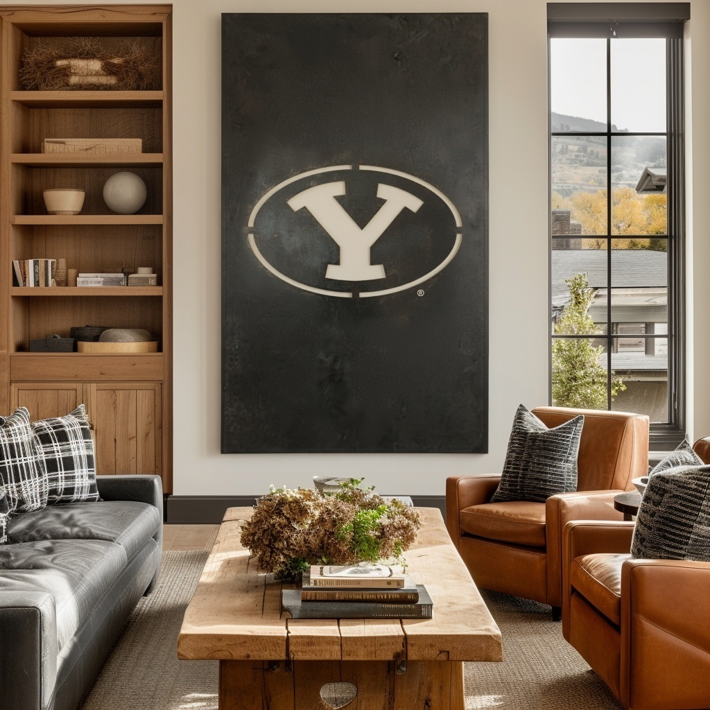 The Oval Y - Metal Wall Art - Portrait Slate