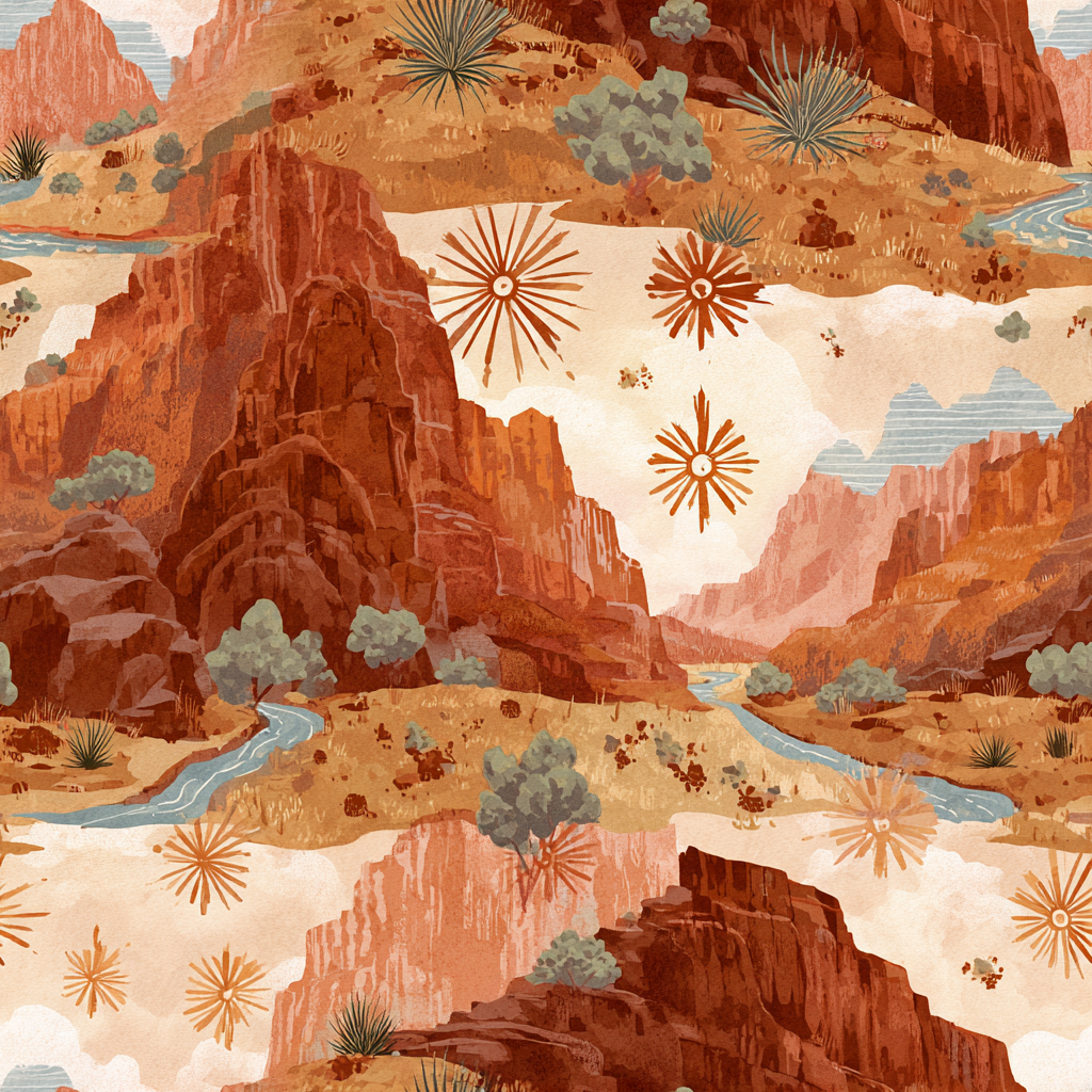 Bright Angel Ridge Wallpaper