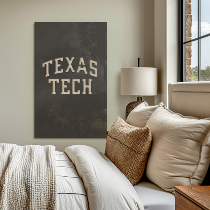 The Texas Tech - Wall Art - Portrait Slate