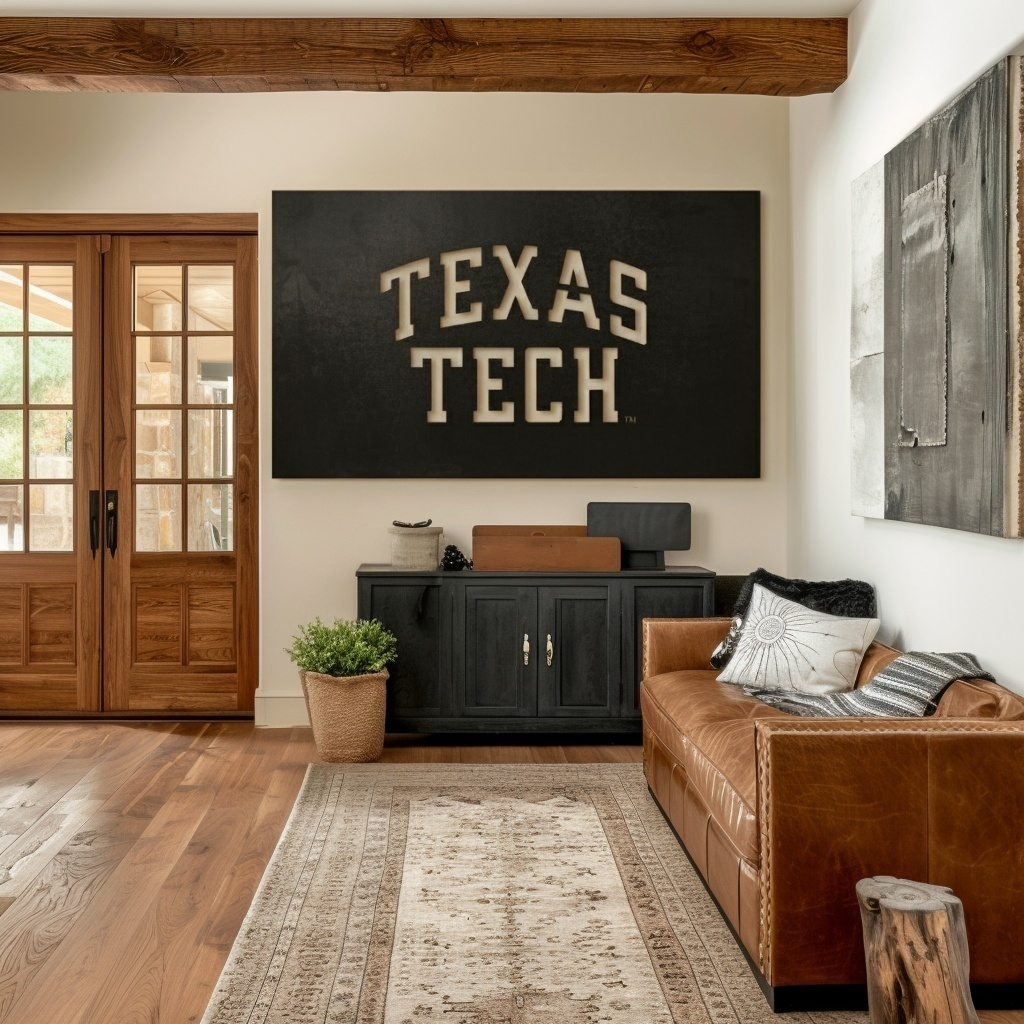 The Texas Tech - Metal Wall Art- Landscape Forge