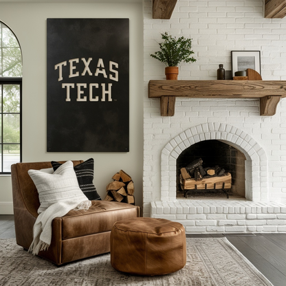 The Texas Tech - Wall Art - Portrait Forge