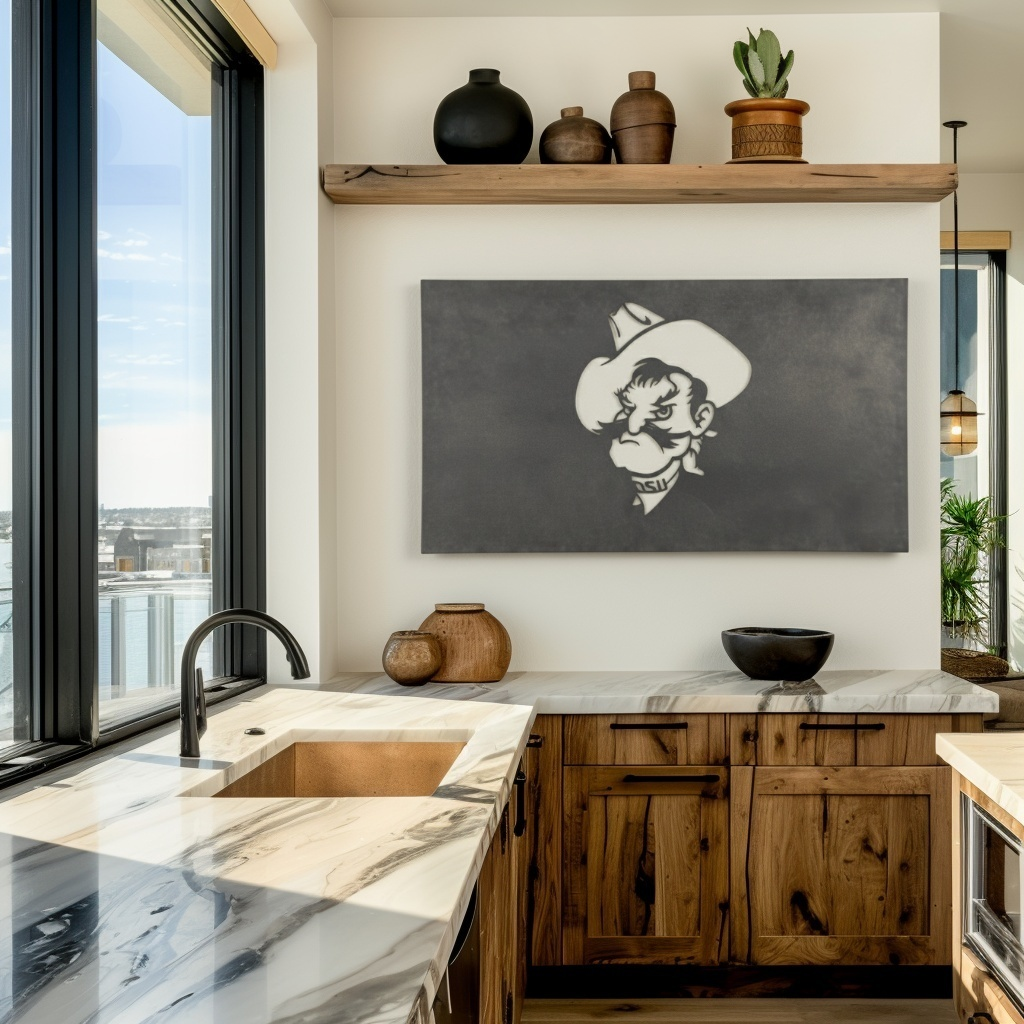 The Pete - Metal Wall Art - Landscape Slate