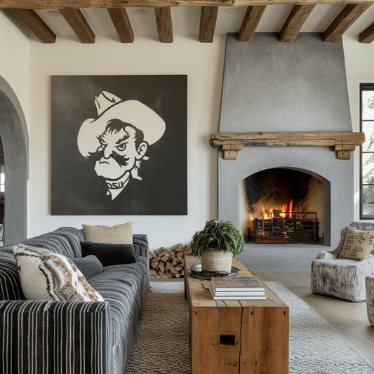 The Pete - Metal Wall Art - Square Slate