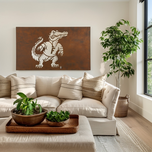 The Gator - Metal Wall Art - Landscape Umber
