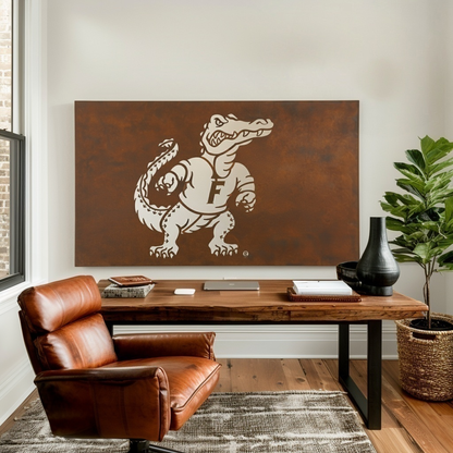The Gator - Metal Wall Art - Landscape Umber
