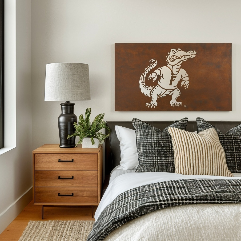 The Gator - Metal Wall Art - Landscape Umber