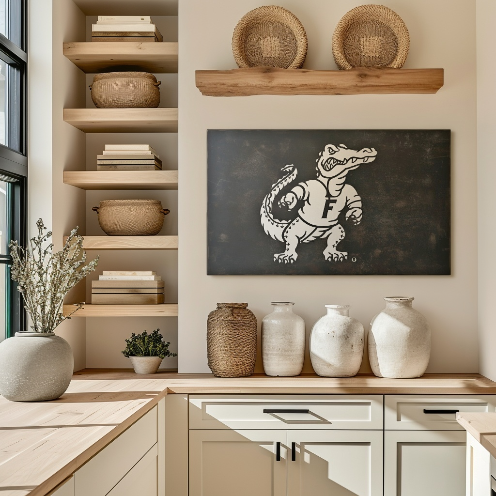 The Gator - Metal Wall Art - Landscape Slate