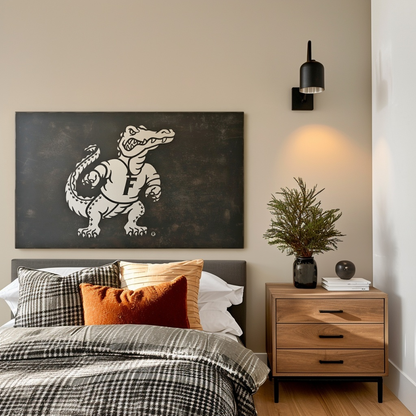 The Gator - Metal Wall Art - Landscape Slate
