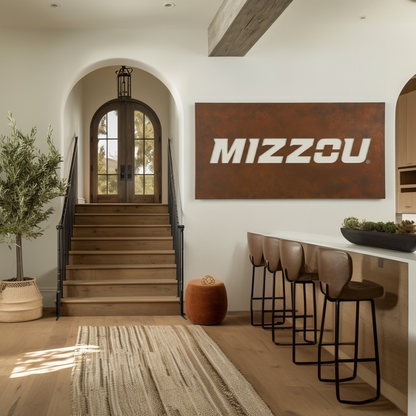 The Mizzou - Metal Wall Art - Landscape Umber