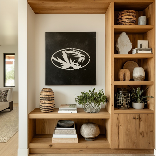 The Oval Tiger - Metal Wall Art- Square Forge