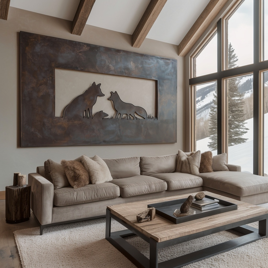 The Den - Metal Wall Art
