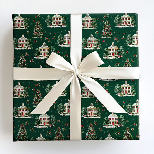 Manor Motif Wrapping Paper