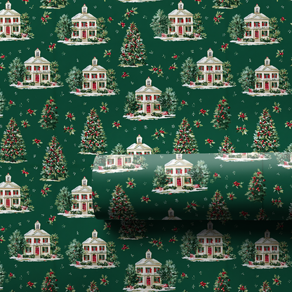 Manor Motif Wrapping Paper