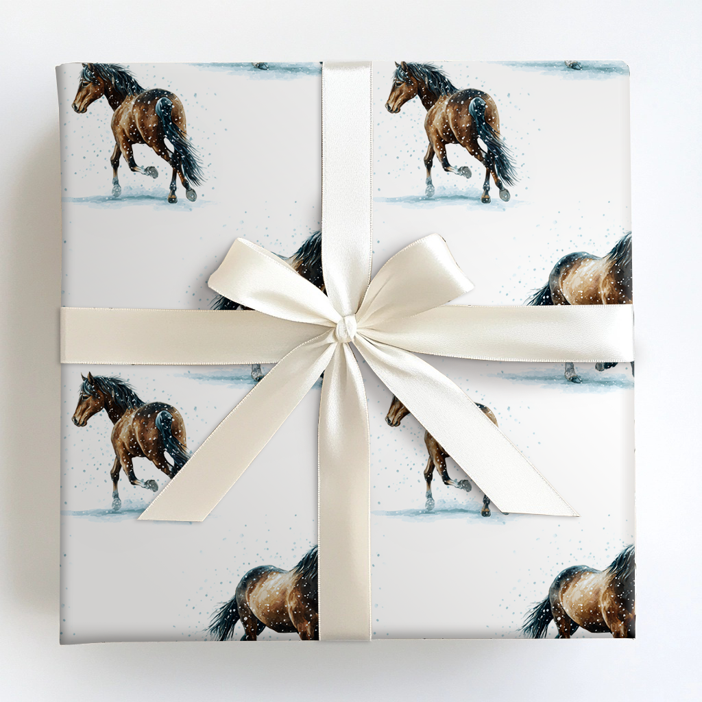 Stars Over the Stables Wrapping Paper