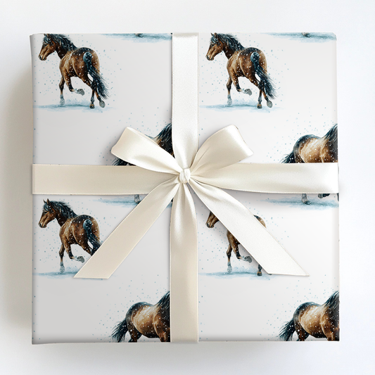 Stars Over the Stables Wrapping Paper