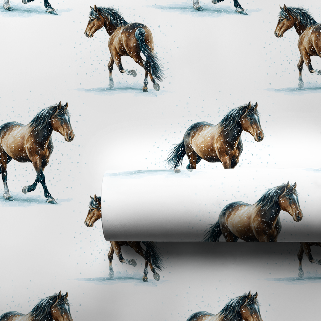 Stars Over the Stables Wrapping Paper