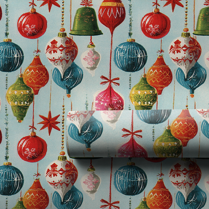 Bauble Boulevard Wrapping Paper