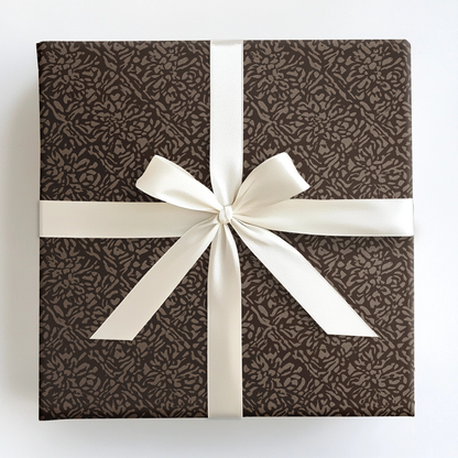 Sepia Petals Wrapping Paper