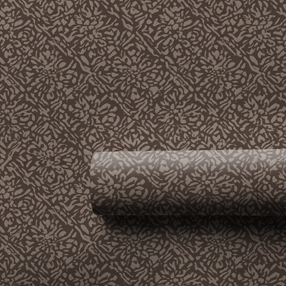 Sepia Petals Wrapping Paper