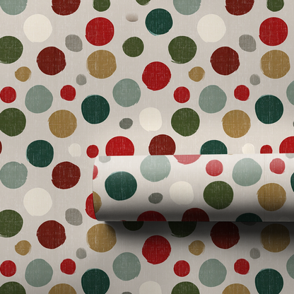 Vintage Polka Wrapping Paper