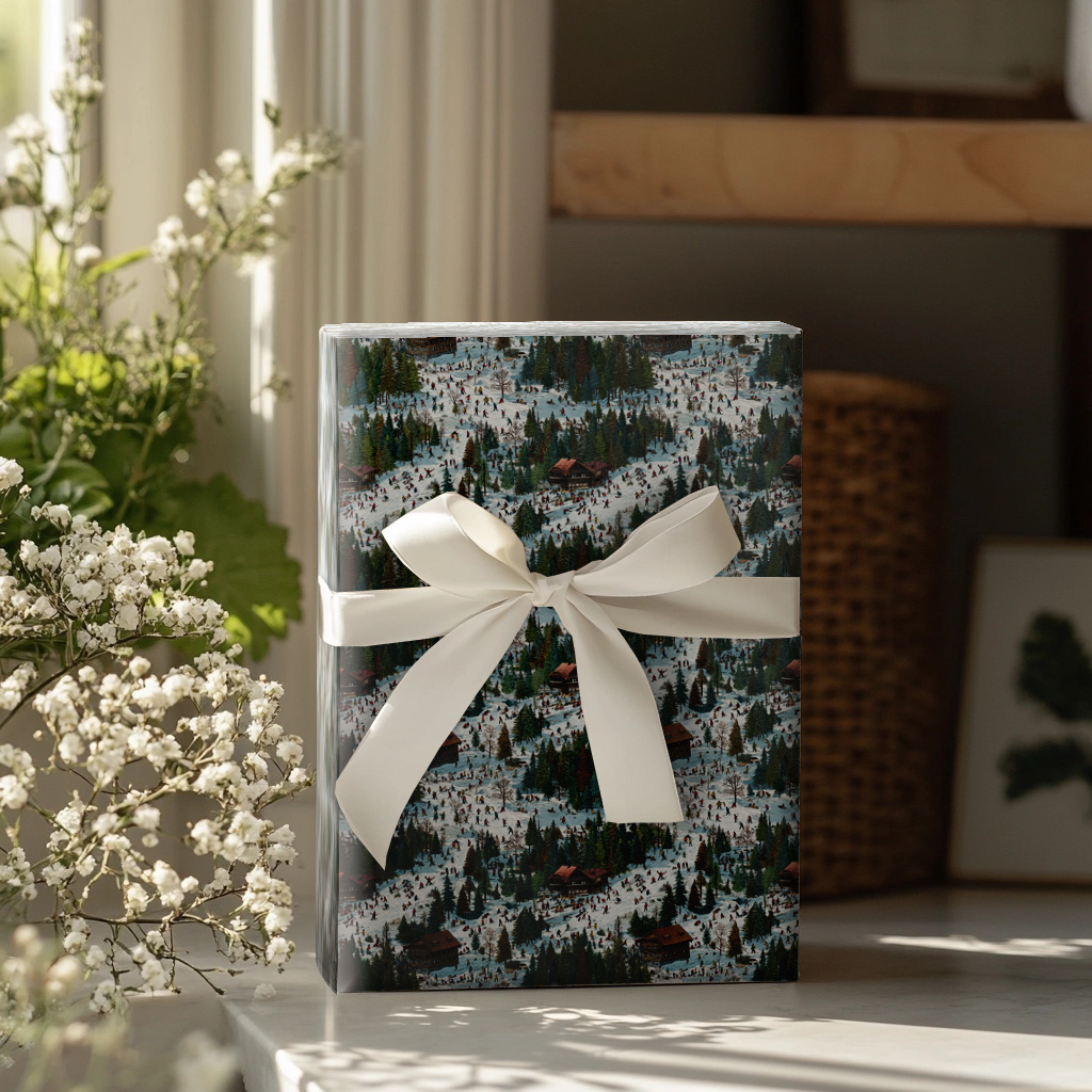 Winter Lodge Wrapping Paper